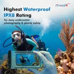 Mobile Waterproof Sealed Transparent Plastic Bag/Pouch Cover for All Mobile Phones - Image 2