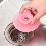 Kitchen 2 in 1 Silicon Sink Drain Strainer Basin Sink Drainer - Image 6