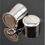 2 in 1 Camping Folding Cup with Keychain - Image 3