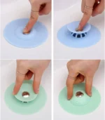 Kitchen 2 in 1 Silicon Sink Drain Strainer Basin Sink Drainer - Image 7