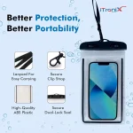 Mobile Waterproof Sealed Transparent Plastic Bag/Pouch Cover for All Mobile Phones - Image 4