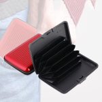 Credit Card Case Coin Slot Protection Plastic cardholder Waterproof Business Card Case Mini Blocking Credit Card Covers for Credit Card ID Card EC Card ATM Card, Credit Card Wallet Holder Plastic Case Box (1 Pc)