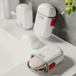 Soap Holder for Travel Soap Box With Secure Seal and Non Leak Design Stylish Soap Box - Image 3