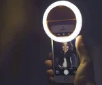 Phone Selfie Light Selfie Ring Light Selfie Light for Smartphone Selfie Light for Phone Battery Operated Selfie Ring Light (Battery Not Included) - Image 2