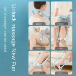 Neck Shoulder Massager, 13.5-7.08 in Portable Relieving the Back for Men Relieving the Waist Women - Image 6
